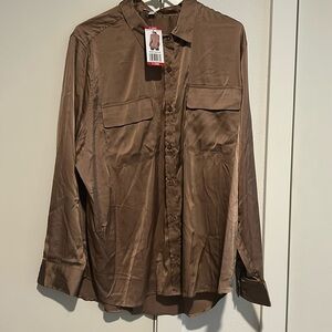 Equipment Silky Button down work shirt NWT